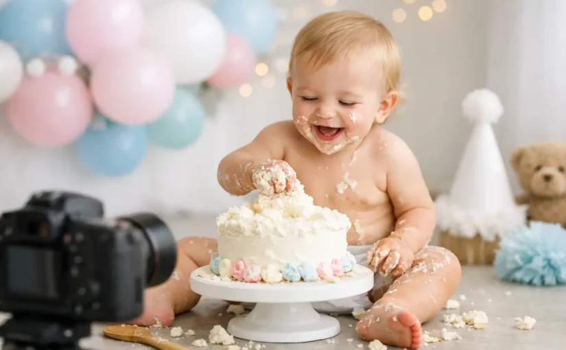 First Birthday Cake Smash Photographer Tips