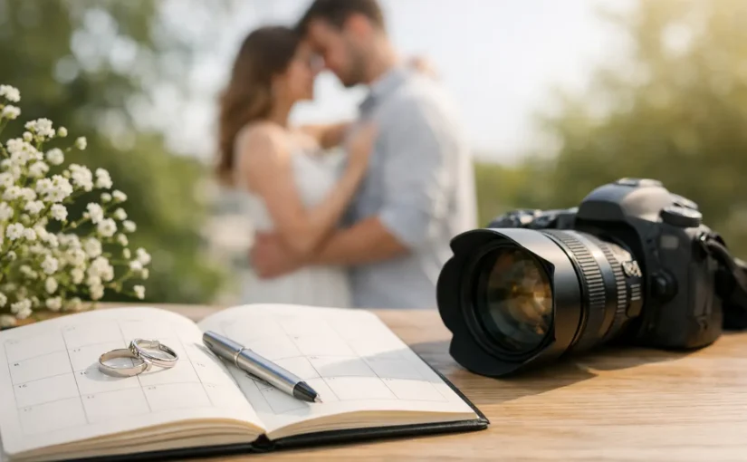 When to Book a Wedding Photographer for Your Date